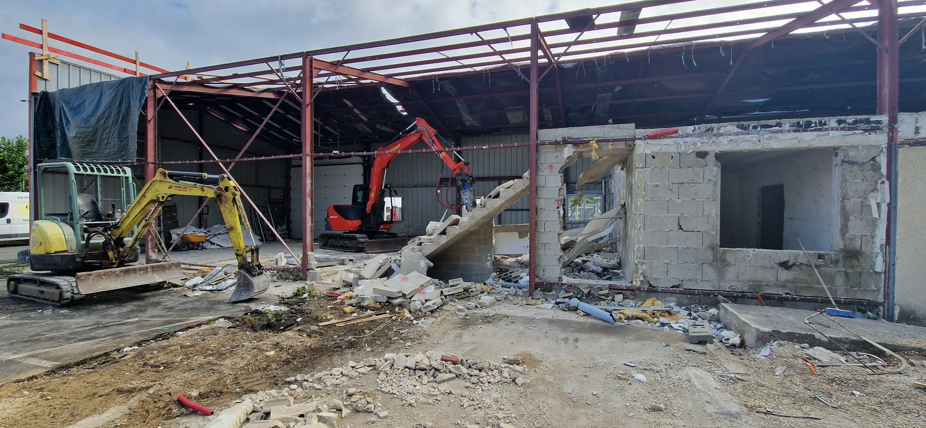 Démolition et restructuration du bâtiment du siège de l’Orée de la Brie