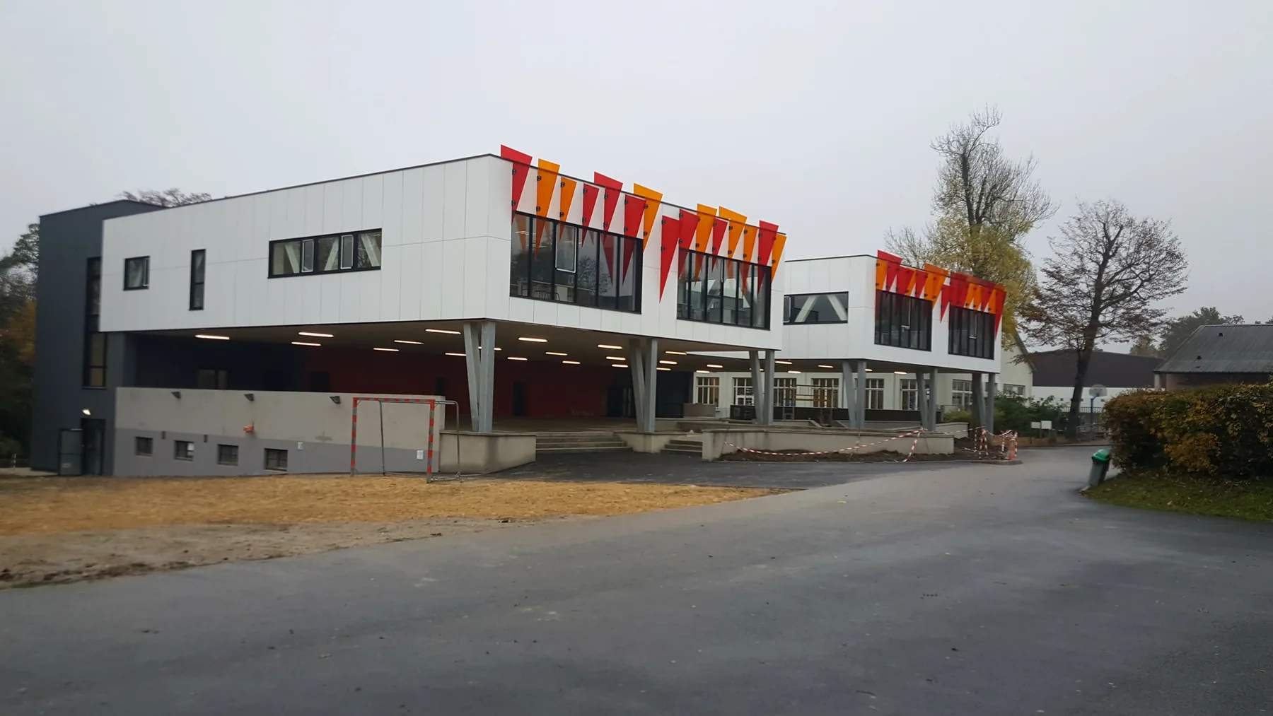 Bâtiment des laboratoires après réalisation des travaux