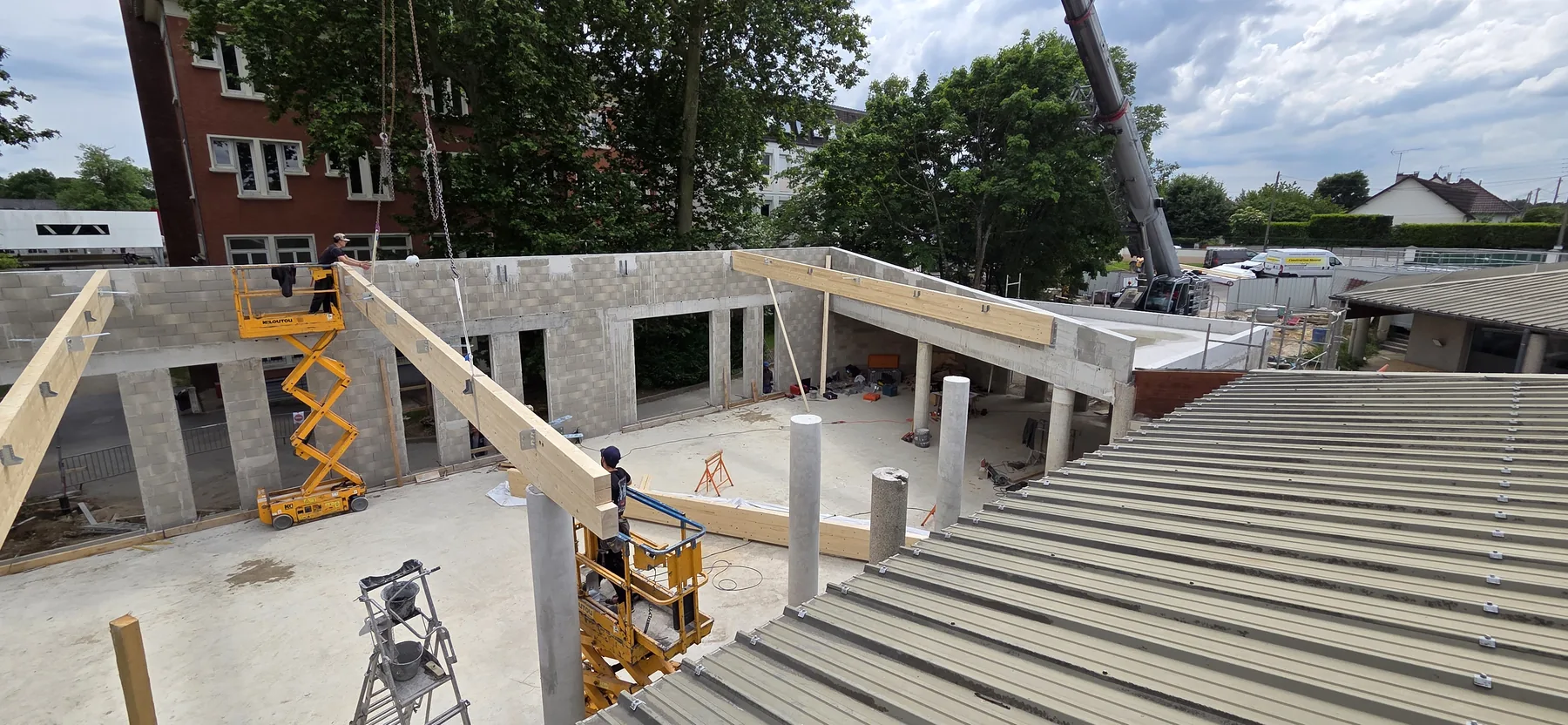 Construction de l’extension du restaurant scolaire de l’Institut Saint-Pierre