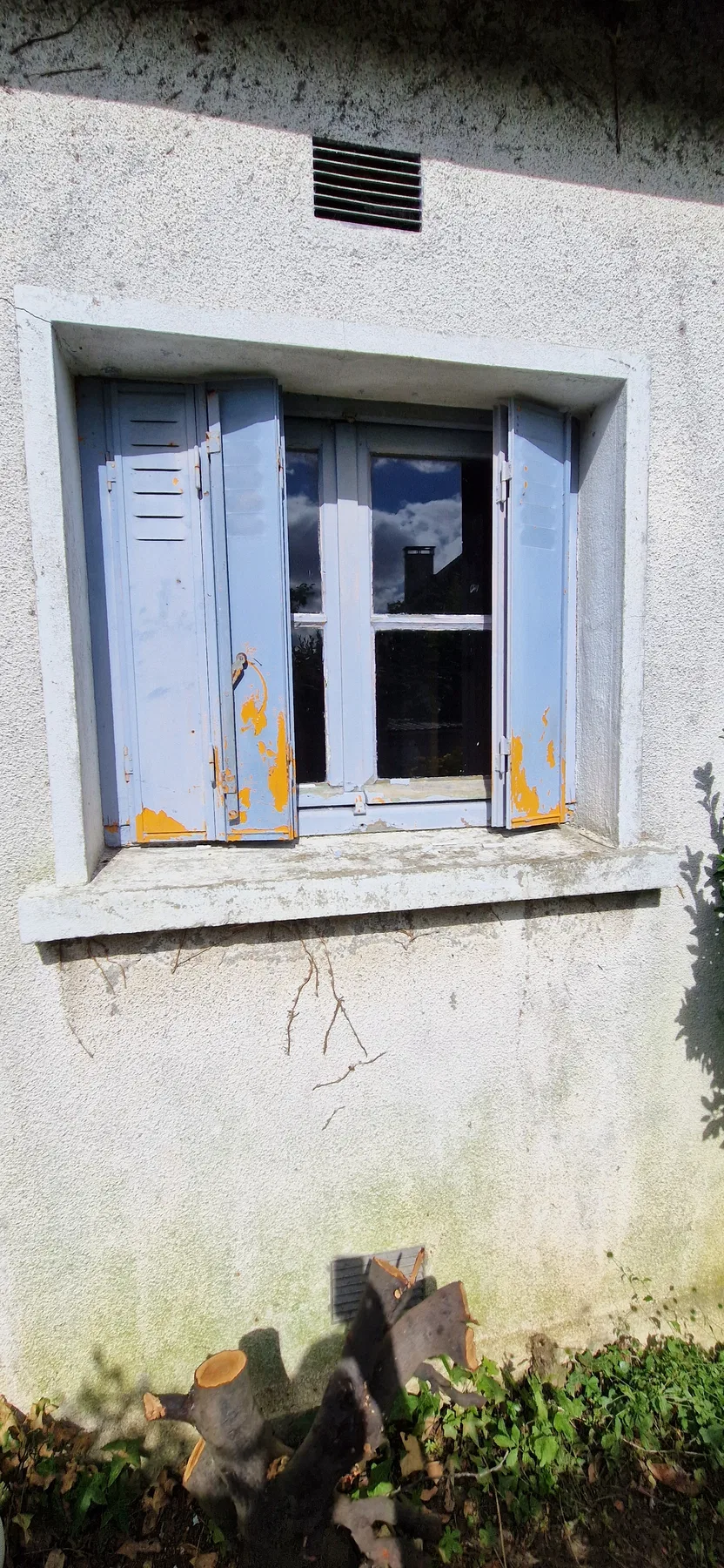 Façade existante avant isolation thermique extérieure à Noiseau