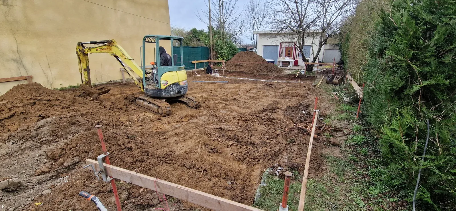 Terrassement et gros œuvre d’une maison